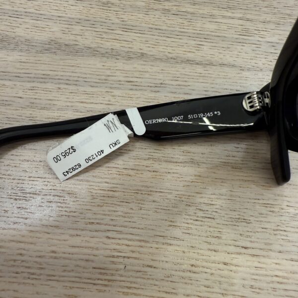 Off White Matera Acetate Rectangle Sunglasses Black