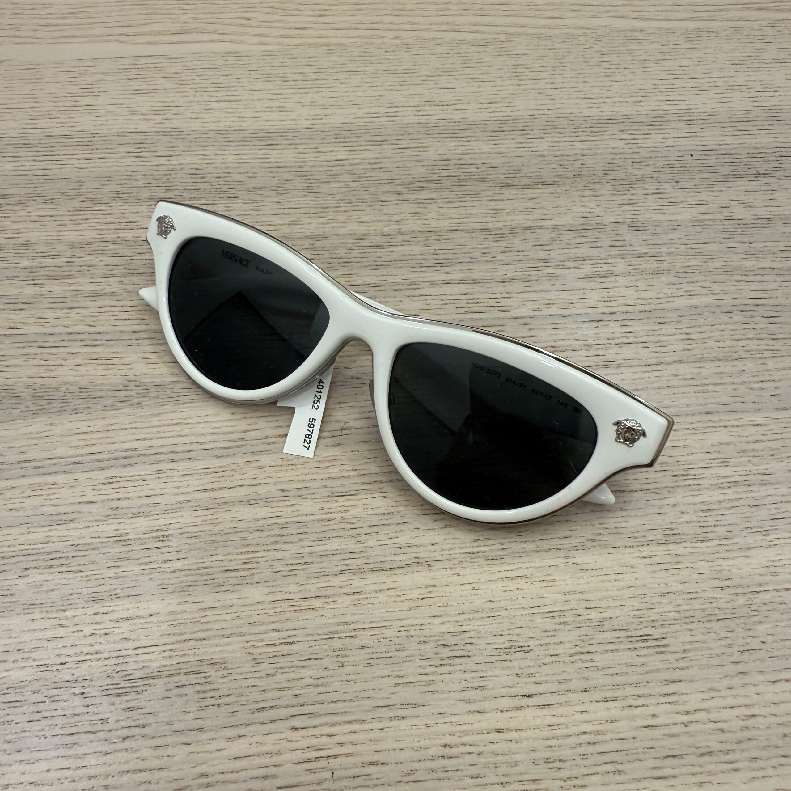 Versace White Sunglasses