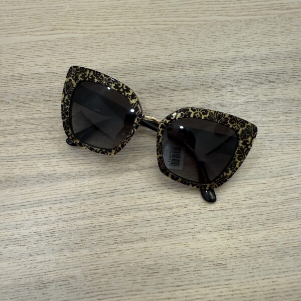 Dolce and Gabbana Black and Gold Sunglasses