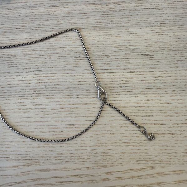 David Yurman Petite Albion Pendant Necklace Sterling Silver with Pavé Diamonds, 7mm