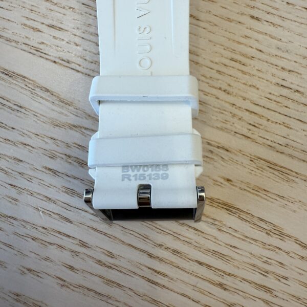 Louis Vuitton Stainless Steel Monogram 38mm Tambour Slim Quartz