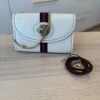 Gucci Rajah Web Chain Shoulder Bag Leather Small
