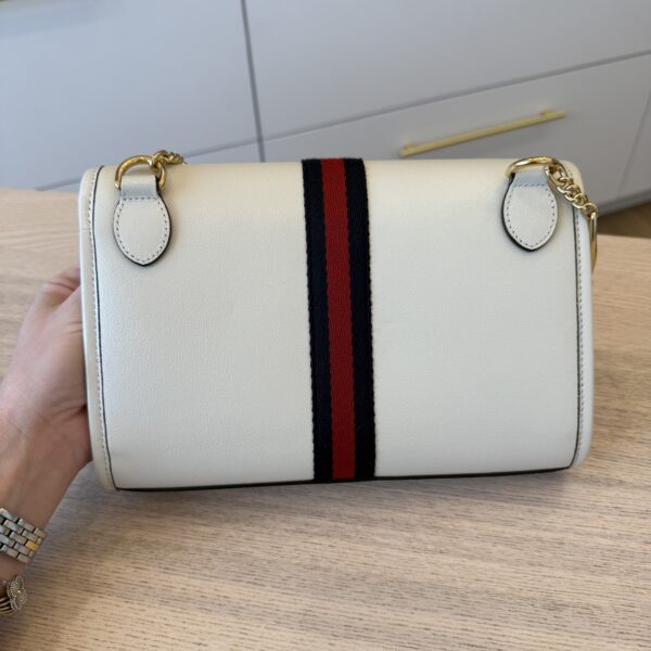 Gucci Rajah Web Chain Shoulder Bag Leather Small