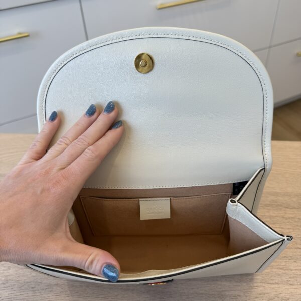 Gucci Rajah Web Chain Shoulder Bag Leather Small