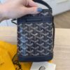 Goyard Goyardine Petit Flot Mini Bucket Bag Marine Bleu
