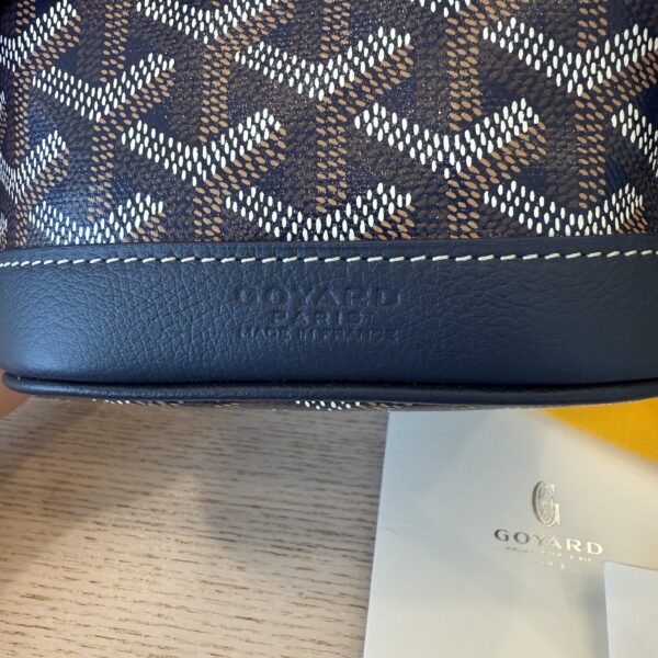 Goyard Goyardine Petit Flot Mini Bucket Bag Marine Bleu