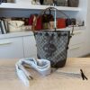 Gucci GG Supreme Monogram Neo Vintage Drawstring Bucket Backpack Beige New Acero Crop