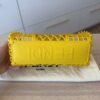 Fendi Recycled Plastic Vitello Liberty Matte Small Fendi Basket Limone