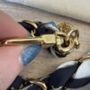 Louis Vuitton Empreinte Monogram Giant Onthego MM Navy and Creme and Silk Braided Bag Charm Multicolor