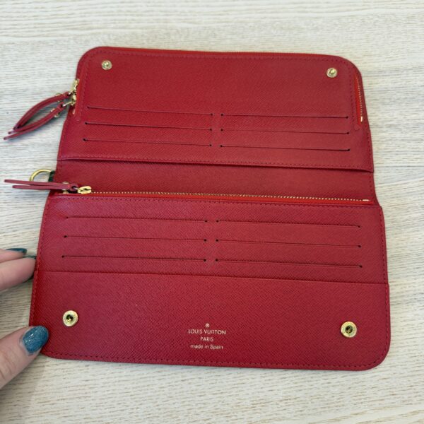 Louis Vuitton Monogram Insolite Wallet Red