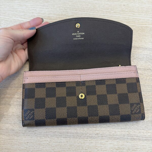 Louis Vuitton Damier Ebene Normandy Wallet Magnolia