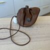 Loewe Calfskin Shearling Mini Bunny Western Crossbody Bag Walnut