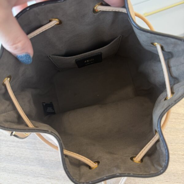 Fendi Vitello Grace Matte F is Fendi Grande Mon Tresor Bucket Bag Camelia