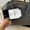 Givenchy New Mini Antigona bag in Box leather Dark Grey