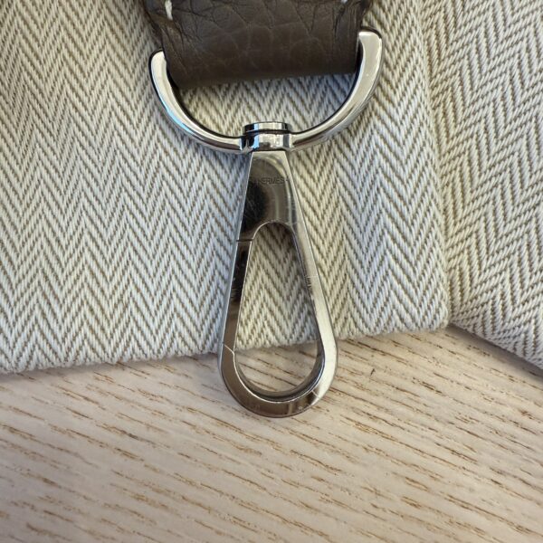 Hermes Taurillon Clemence Evelyne III PM Etoupe