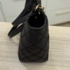 Chanel Calfskin Stitch Surpique Tote Black