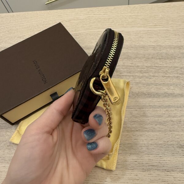 Louis Vuitton Heart Coin Purse Limited Edition Monogram Vernis Rayures