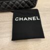 Chanel Shiny Aged Calfskin Quilted Large Shopping Bag Black