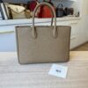 The Row Day Luxe Small Matte Grain Calfskin Leather Sandpit
