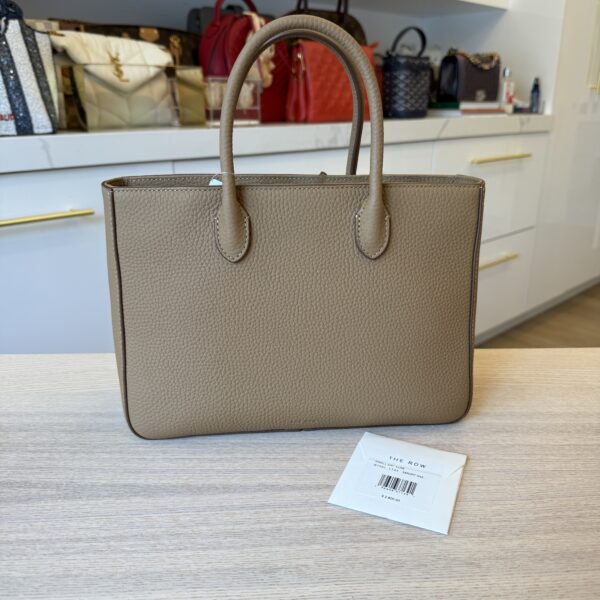 The Row Day Luxe Small Matte Grain Calfskin Leather Sandpit