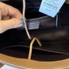 The Row Day Luxe Small Matte Grain Calfskin Leather Sandpit