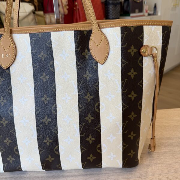 Louis Vuitton Limited Edition Monogram Rayures Neverfull MM