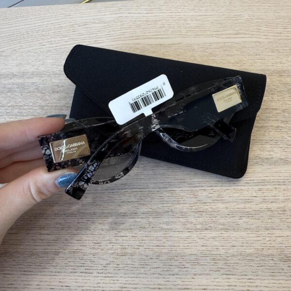 Dolce and Gabbana Black Lace Sunglasses
