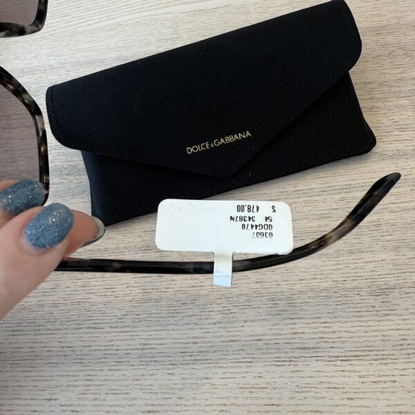 Dolce and Gabbana Havana Brown Precious Metals Sunglasses