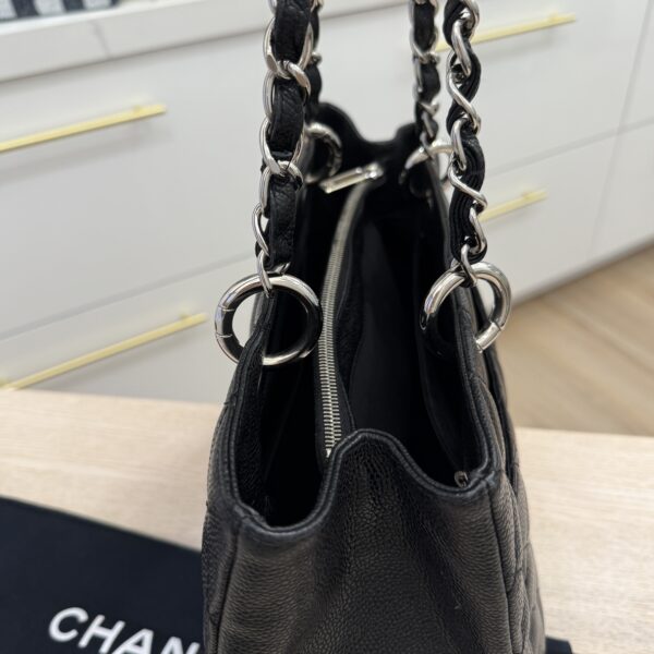 Chanel Grand Shopping Tote Quilted Caviar Black