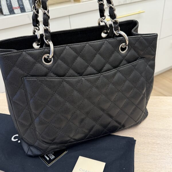 Chanel Grand Shopping Tote Quilted Caviar Black