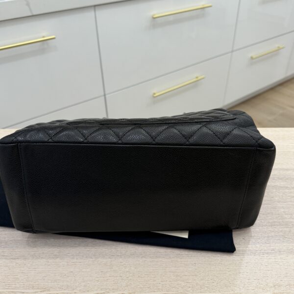 Chanel Grand Shopping Tote Quilted Caviar Black