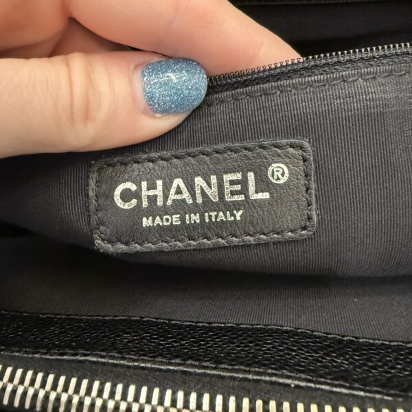 Chanel Grand Shopping Tote Quilted Caviar Black