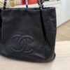 Chanel Caviar CC Timeless Shoulder Bag Black
