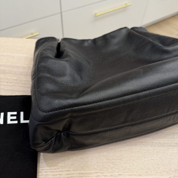 Chanel Caviar CC Timeless Shoulder Bag Black