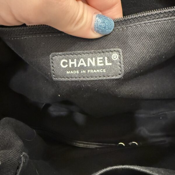 Chanel Caviar CC Timeless Shoulder Bag Black