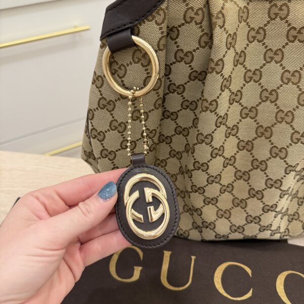 Gucci Monogram Medium Sukey Tote
