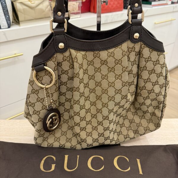 Gucci Monogram Medium Sukey Tote