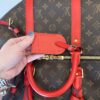 Louis Vuitton Coquelicot Monogram Canvas Keepall Bandouliere 50 Bag