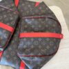 Louis Vuitton Coquelicot Monogram Canvas Keepall Bandouliere 50 Bag