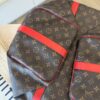 Louis Vuitton Coquelicot Monogram Canvas Keepall Bandouliere 50 Bag
