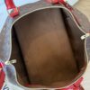 Louis Vuitton Coquelicot Monogram Canvas Keepall Bandouliere 50 Bag