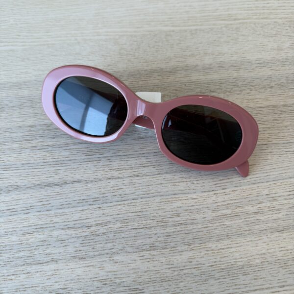 Celine Sunglasses Triomphe Oval Shiny Pink Smoke