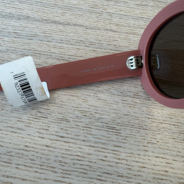 Celine Sunglasses Triomphe Oval Shiny Pink Smoke