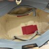 VALENTINO GARAVANI Vitello Small Rockstud Double Handle Tote Light Blue