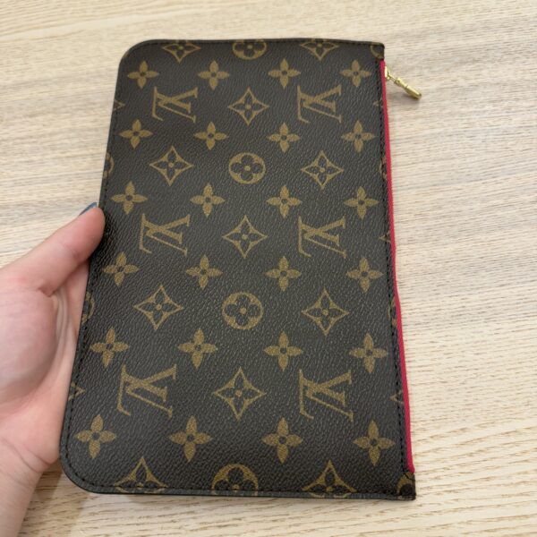 Louis Vuitton Monogram Pink Neverfull PM Pochette