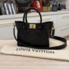 Louis Vuitton Calfskin Monogram On My Side PM Black