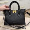 Louis Vuitton Calfskin Monogram On My Side PM Black