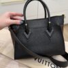 Louis Vuitton Calfskin Monogram On My Side PM Black