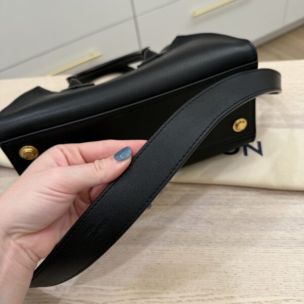 Louis Vuitton Calfskin Monogram On My Side PM Black