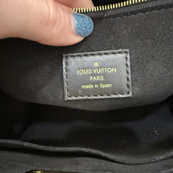 Louis Vuitton Calfskin Monogram On My Side PM Black
